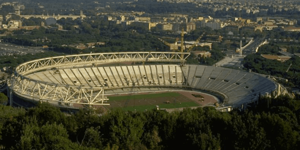 Os negócios por trás dos estádios das finais de Copa do Mundo: Olímpico de Roma, Itália, 1990