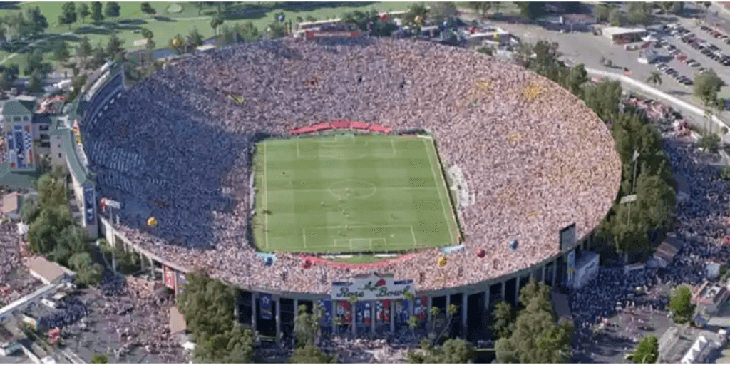 Os negócios por trás dos estádios das finais de Copa do Mundo: Rose Bowl, Estados Unidos, 1994