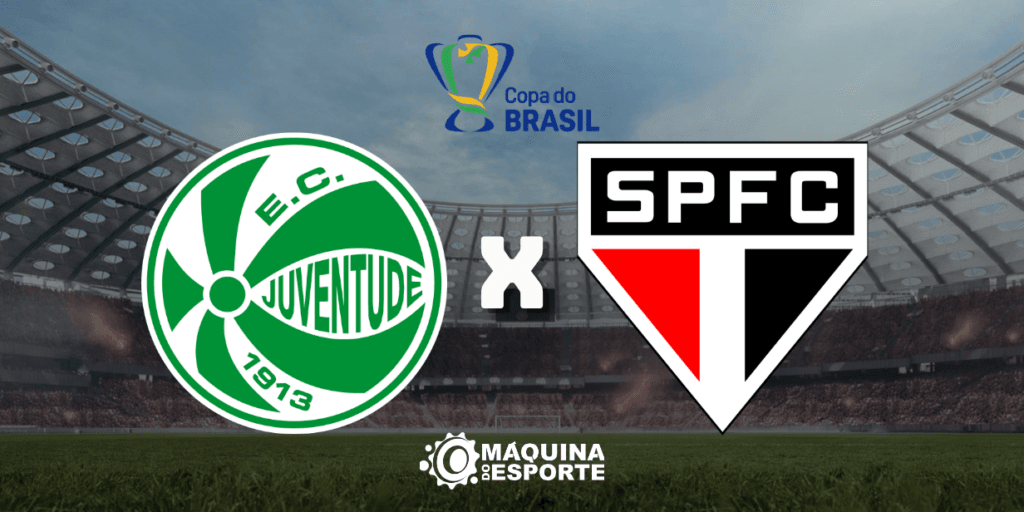 Juventude x São Paulo: Onde assistir ao jogo de volta da 5ª fase da Copa do Brasil