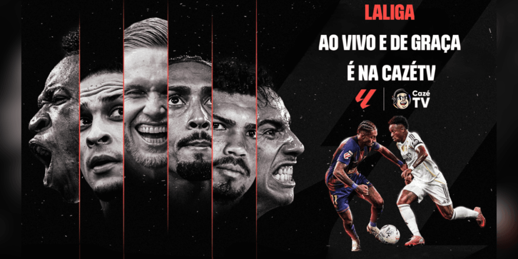 CazéTV exibirá LaLiga com exclusividade no mercado brasileiro até 2031/2032