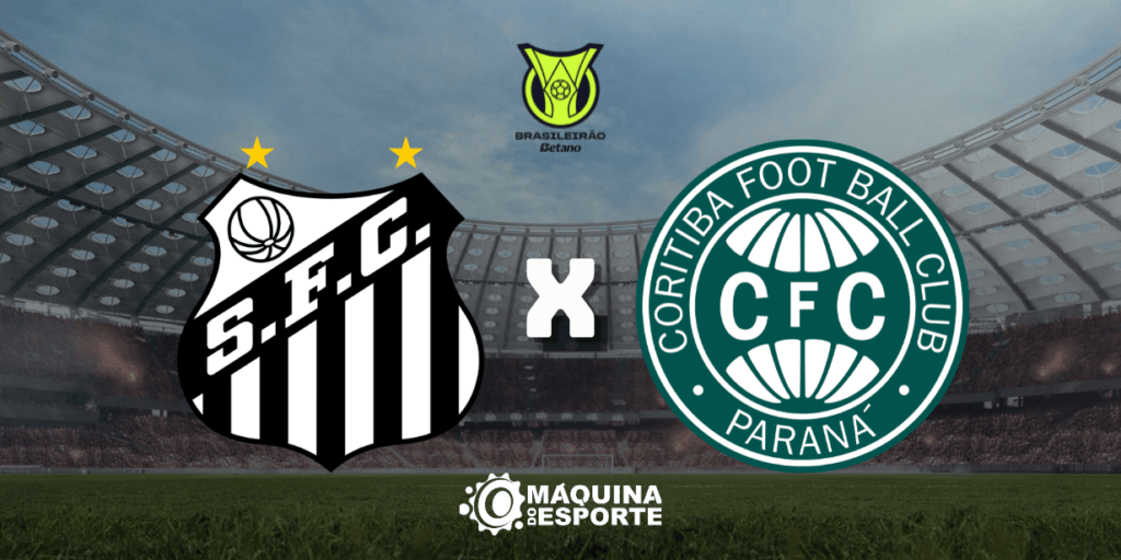 Santos x Coritiba: Onde assistir ao jogo da 16ª rodada do Brasileirão