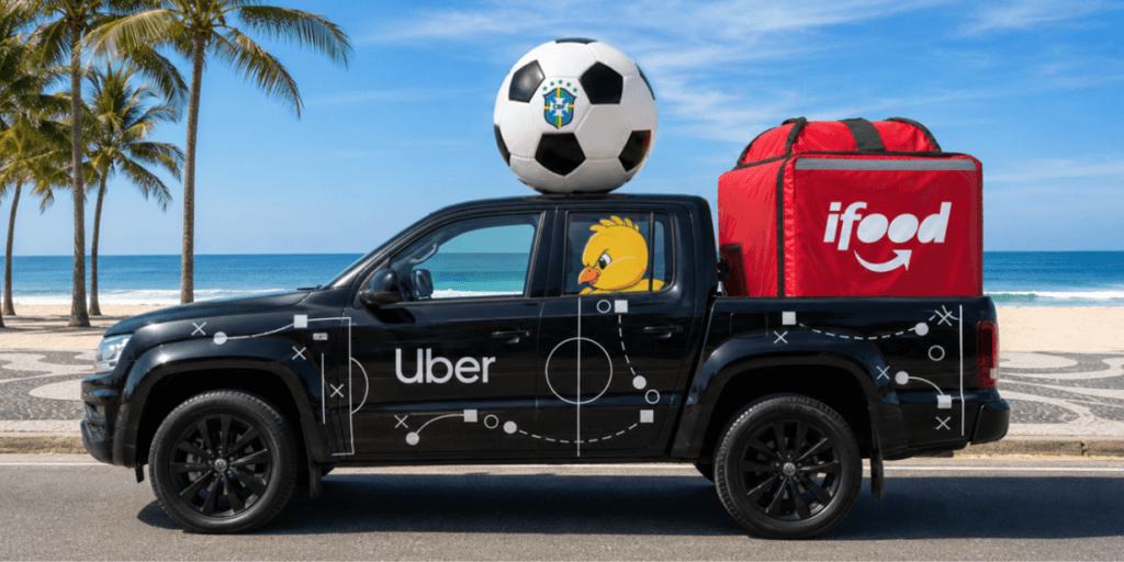 Patrocinadores da seleção brasileira, Uber e iFood se unem para distribuir ingressos para amistoso