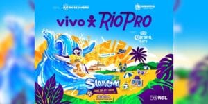 WSL apresenta pôster do Vivo Rio Pro 2026, que ressalta orgulho do surfe brasileiro