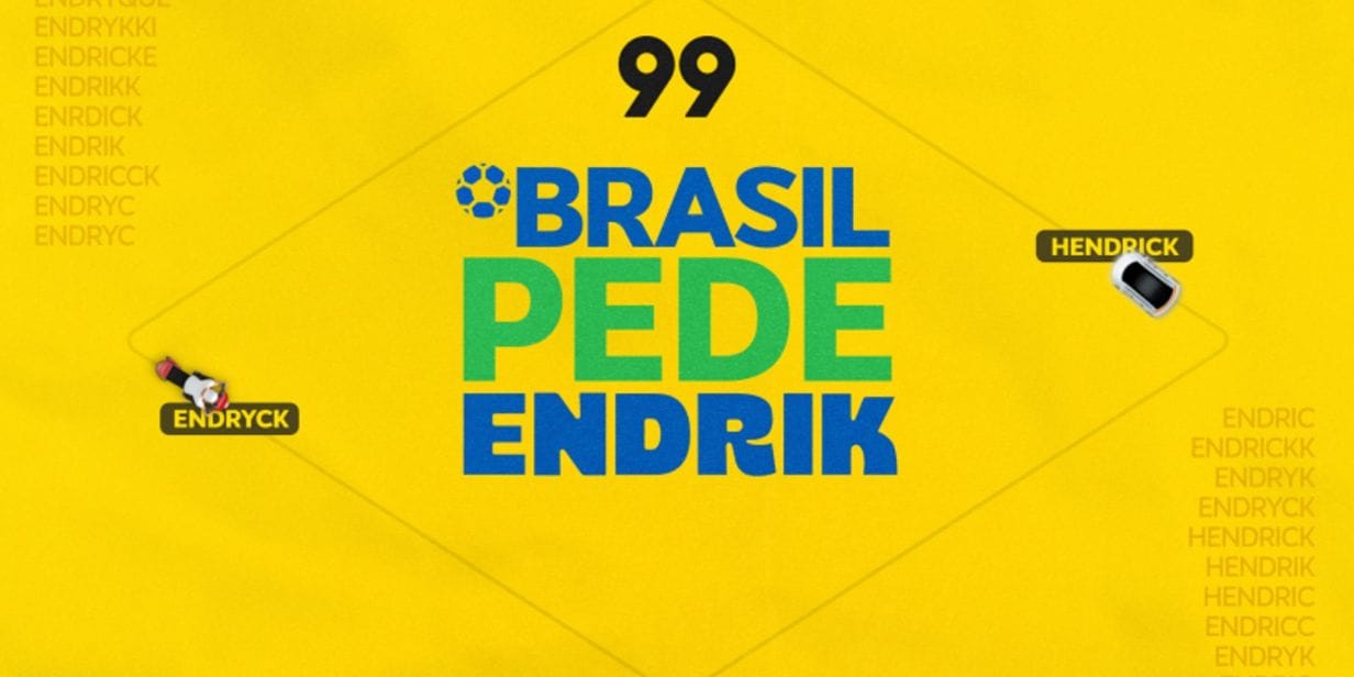 Ação da 99Food que motivou notificação extrajudicial da CBF - Reprodução