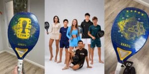 Adidas lança raquetes de beach tennis com tema da Copa do Mundo - Divulgação