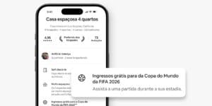 Anfitriões do Airbnb vão oferecer ingressos gratuitos a hóspedes durante a Copa do Mundo - Divulgação