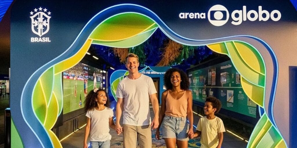 Globo terá “arena” no Parque do Ibirapuera para transmissões e ativações da Copa do Mundo 2026