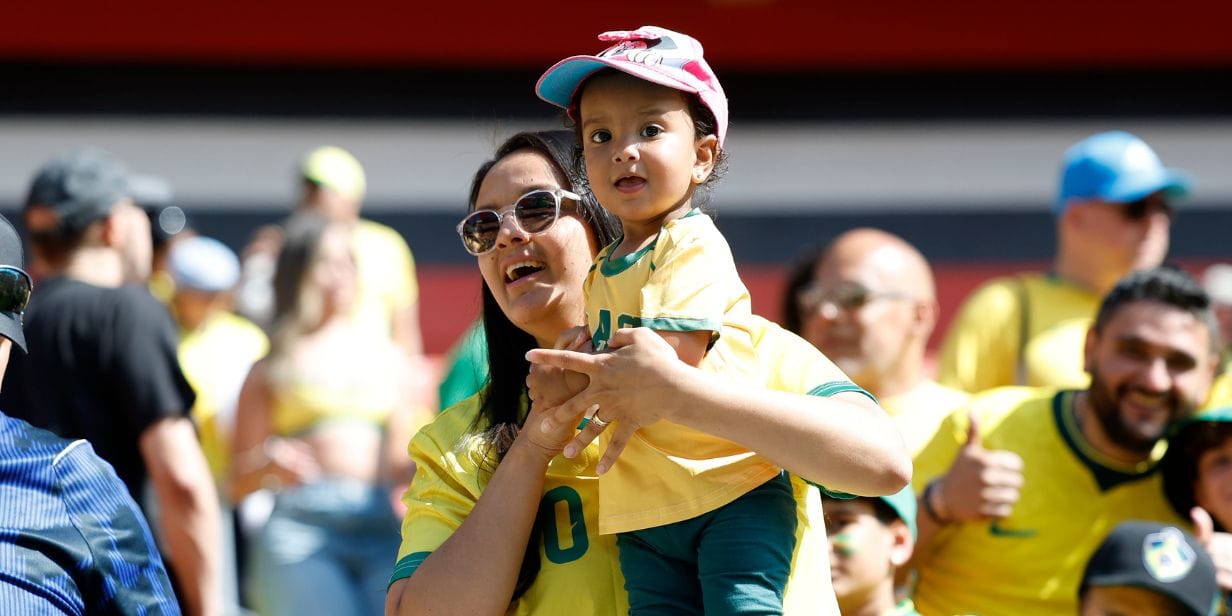 Torcedores assistem ao amistoso do Brasil com o Egito, o último antes da estreia na Copa do Mundo 2026 - Rafael Ribeiro / CBF