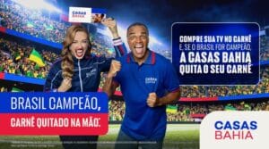 Propaganda das Casas Bahia promete quitar TV se Brasil ganhar a Copa - Divulgação