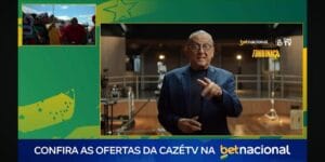 Galvão Bueno anuncia Betnacional na pausa para hidratação - Reprodução/YouTube @CazeTV