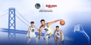 Rakuten manteve parceria com o Golden State Warriors - Divulgação