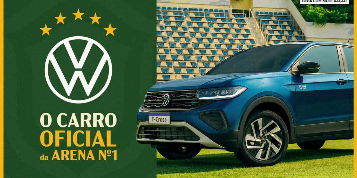 T-Cross Seleção é o carro oficial da Arena Nº1 - Divulgação