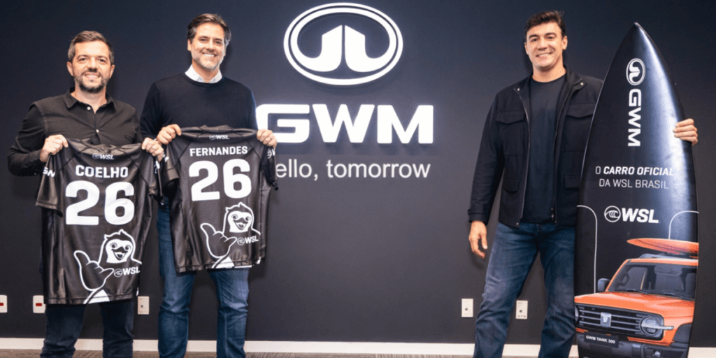 GWM é nova patrocinadora da WSL no Brasil