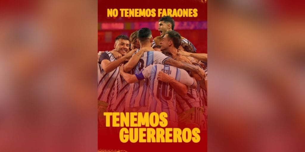 McDonald's exaltou a vitória da Argentina sobre o Egito - Reprodução/Instagram @mcdonalds_ar