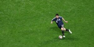 Inglaterra deu muito espaço a Messi, que deu duas assistências para colocar a Argentina na final da Copa - Divulgação/Fifa