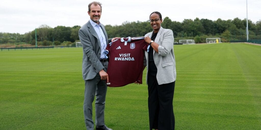 Aston Villa ignora polêmicas e fecha máster com Visit Rwanda por £ 20 milhões anuais