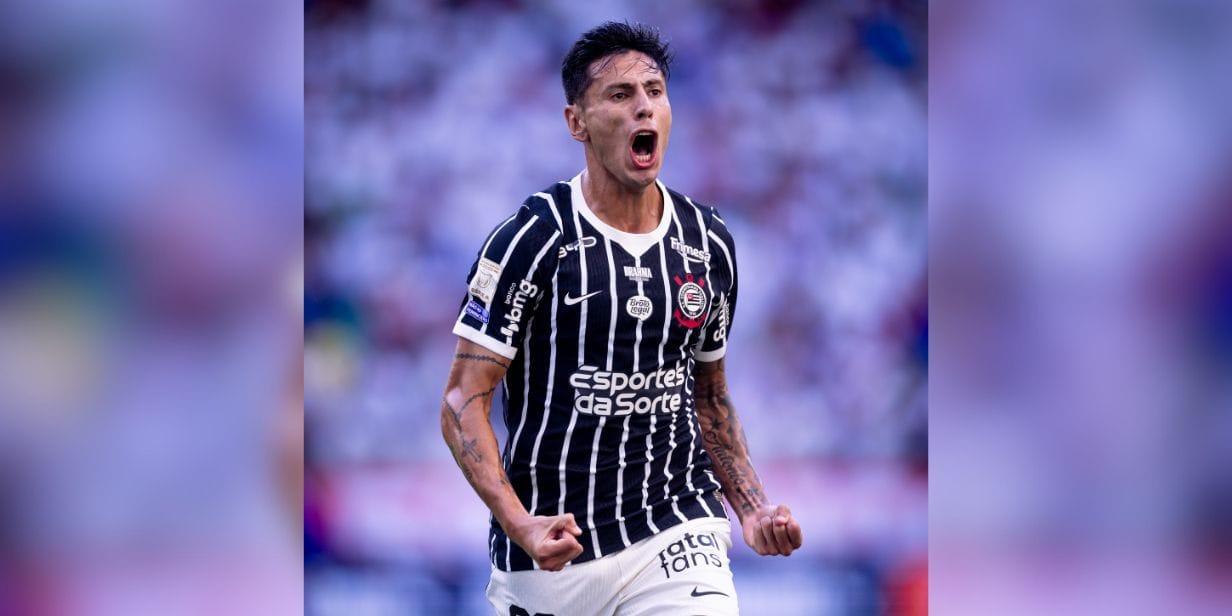 Fabrizio Angileri comemora gol do Corinthians contra o Bahia - Rodrigo Coca/Agência Corinthians
