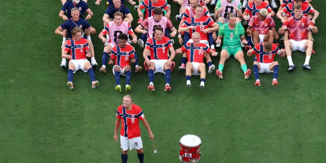 Haaland comanda as "remadas" da seleção norueguesa após a vitória sobre o Brasil - Fifa/Divulgação