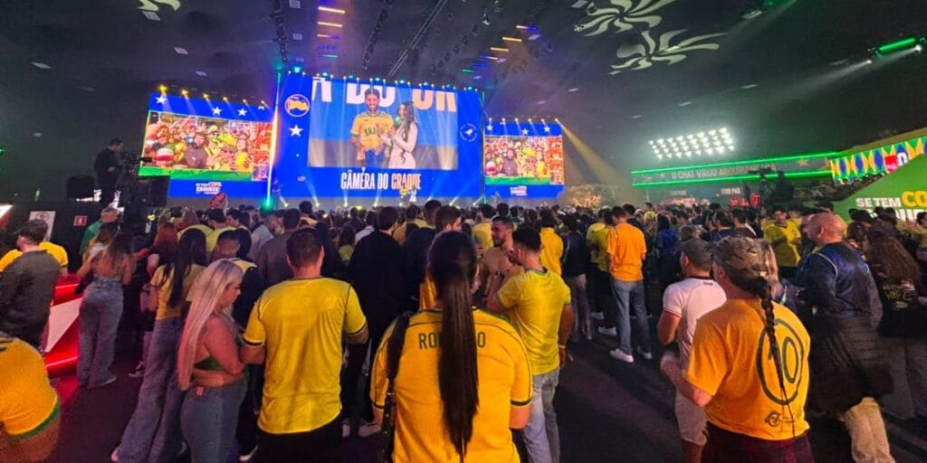 Casa CazéTV reuniu torcedores durante a Copa do Mundo 2026 - Elcio Padovez/Divulgação