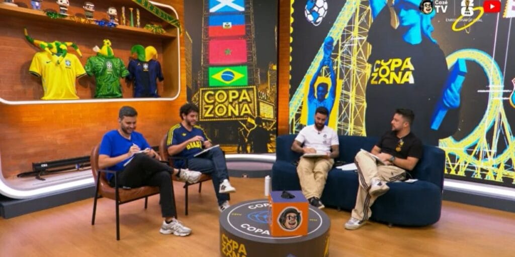 CazéTV alcança 100 milhões de dispositivos na Copa do Mundo 2026
