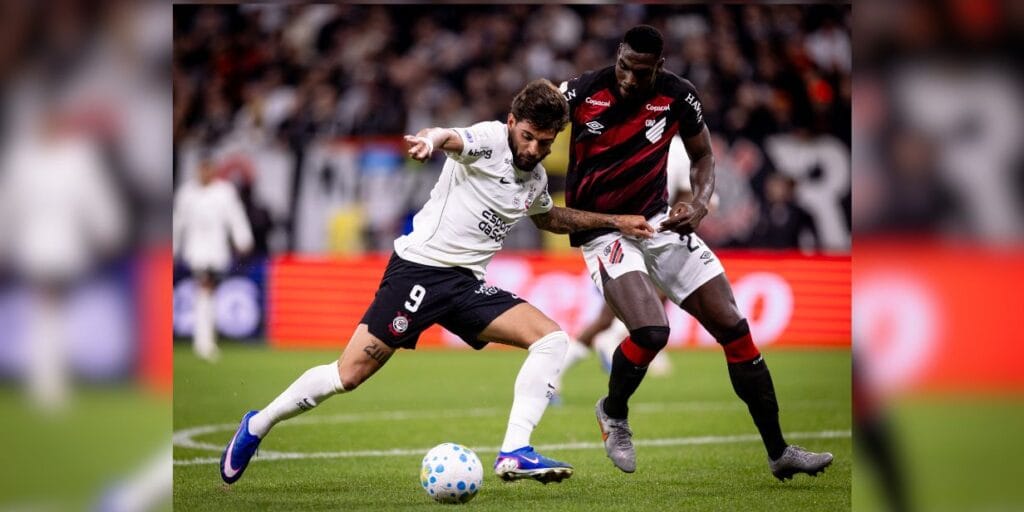 Record registra 8,7 pontos em SP com transmissão de Corinthians x Athletico pelo Brasileirão