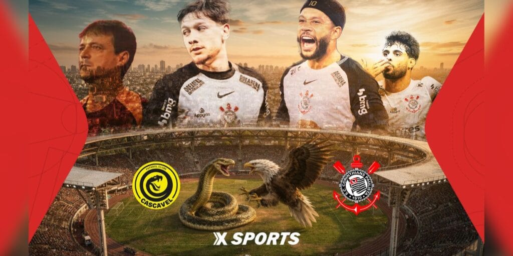 Xsports transmite amistoso entre Cascavel e Corinthians