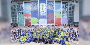 Equipe de animadores de torcida do Dallas Cowboys se prepara para jogo da Copa do Mundo - Divulgação