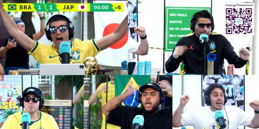 Flow Sport Club superou 100 milhões de visualizações com cobertura da Copa 2026