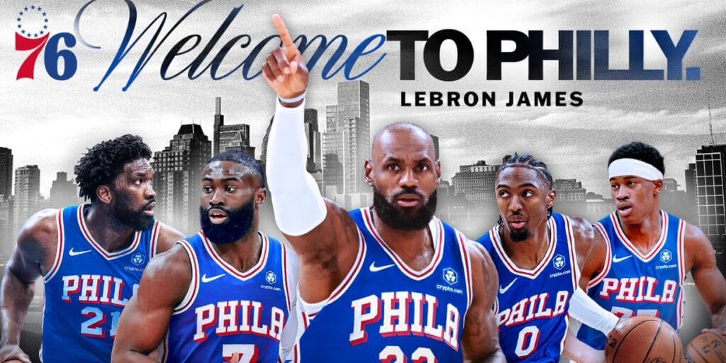 Ida de LeBron James ao Philadelphia 76ers causa alterações nas transmissões da NBA
