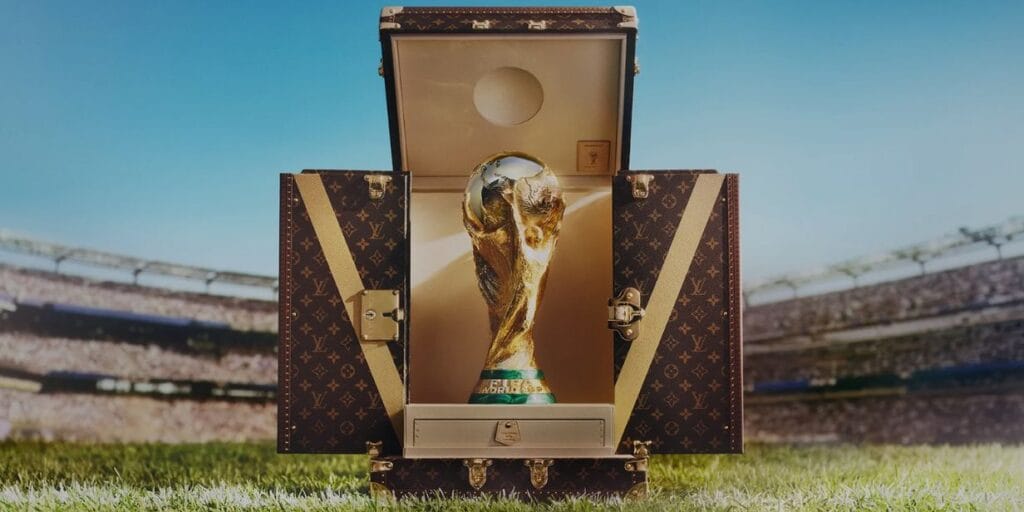 Troféu da Copa do Mundo de 2026 será levado à final em baú da Louis Vuitton