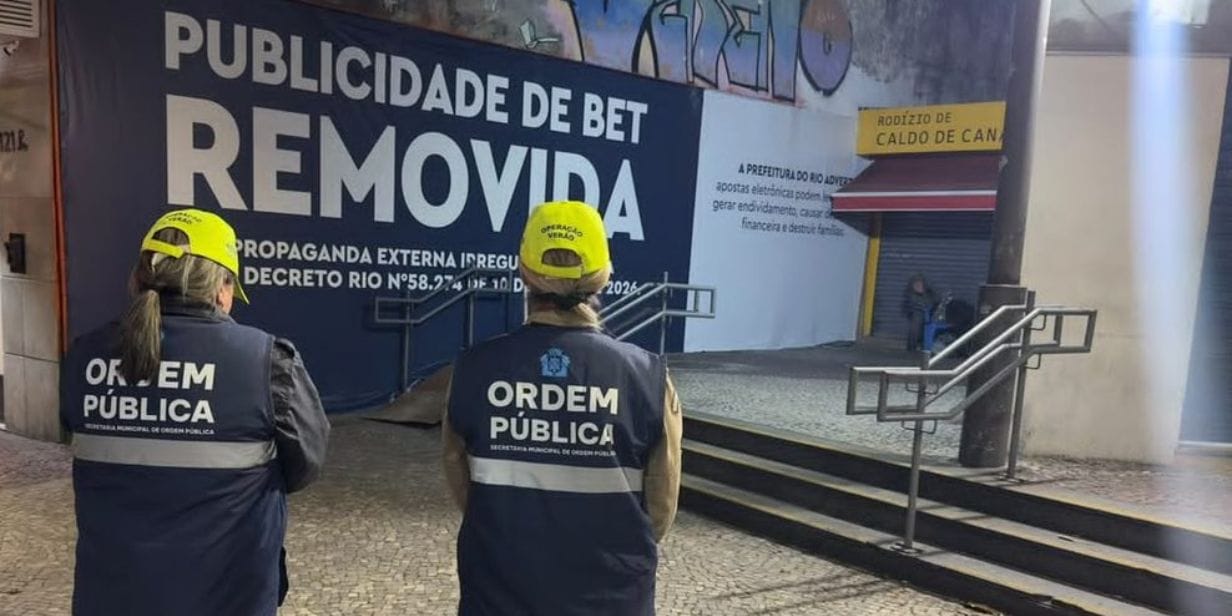 Publicidade de apostas removida pela Prefeitura do Rio de Janeiro - Divulgação