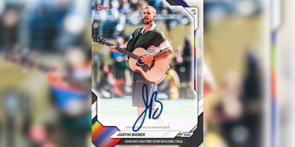 Topps lança edição limitada de cards com artistas do show do intervalo da Copa do Mundo 2026