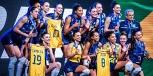 Seleção feminina de vôlei foi vice-campeã da Liga das Nações - Divulgação
