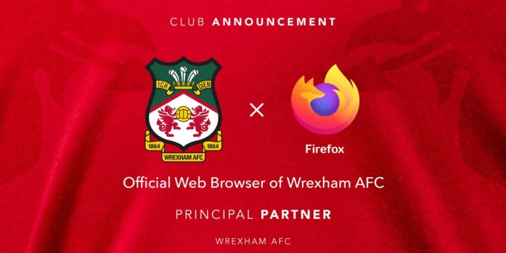 Wrexham acerta acordo de patrocínio máster com navegador Firefox