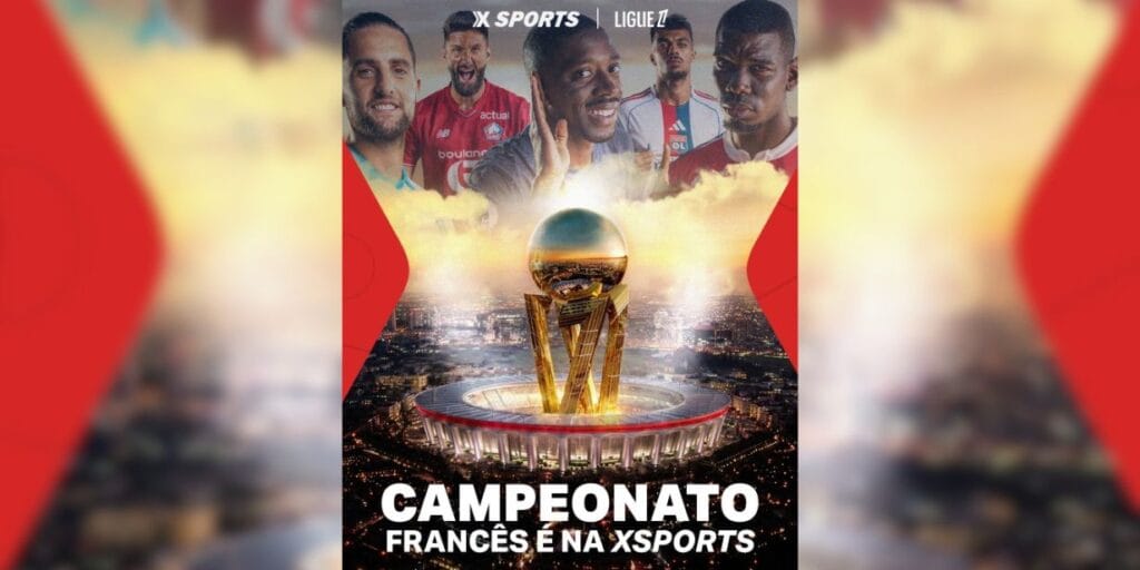 Xsports adquire direitos de transmissão da Ligue 1 para a TV aberta na temporada 2026/27