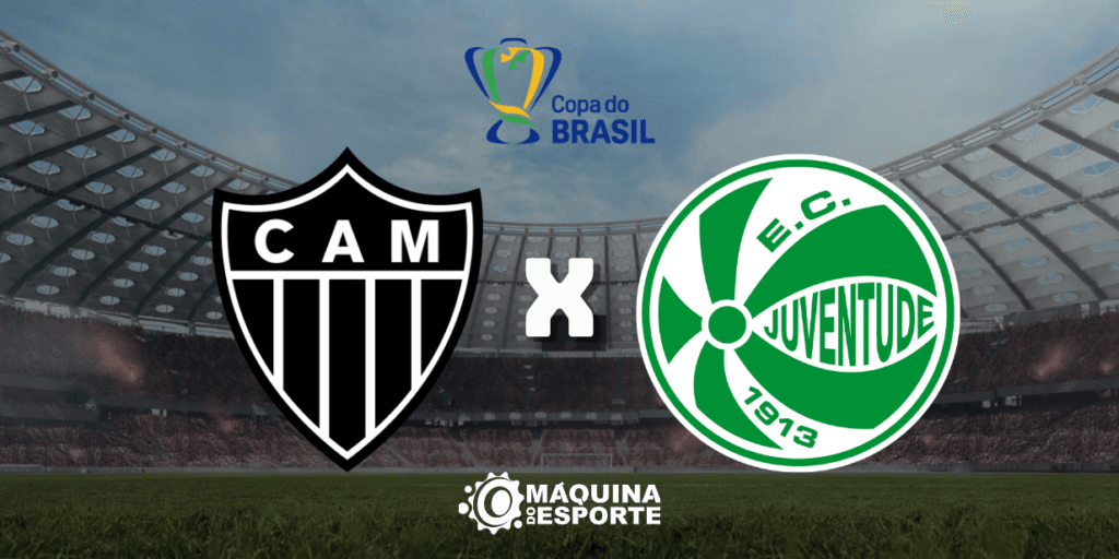 Atlético-MG x Juventude: Onde assistir ao jogo de ida das oitavas de final da Copa do Brasil