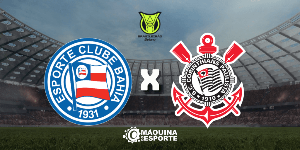 Bahia x Corinthians: Onde assistir ao jogo da 20ª rodada do Brasileirão