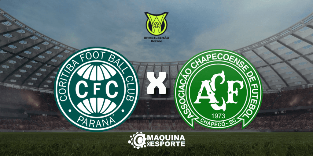 Coritiba x Chapecoense: Onde assistir ao jogo da 22ª rodada do Brasileirão