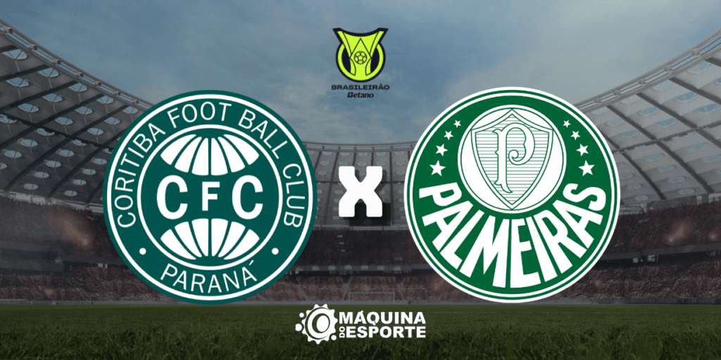 Coritiba x Palmeiras: Onde assistir ao jogo da 19ª rodada do Brasileirão