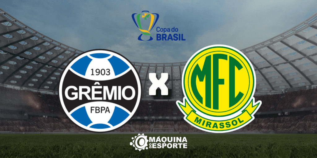 Grêmio x Mirassol: Onde assistir ao jogo de volta das oitavas de final da Copa do Brasil