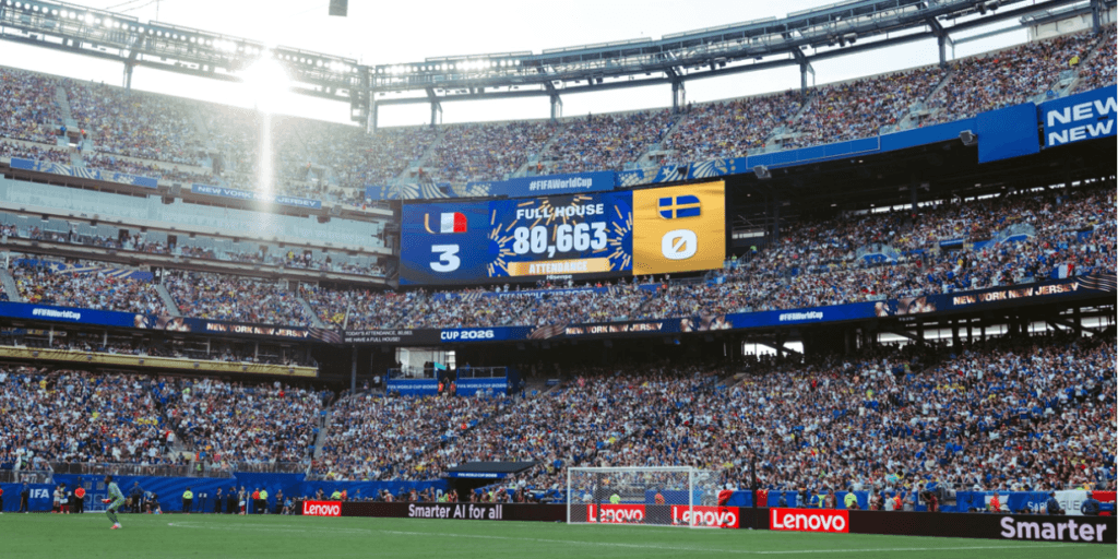 A experiência além do ingresso: O modelo norte-americano que domina a Copa do Mundo