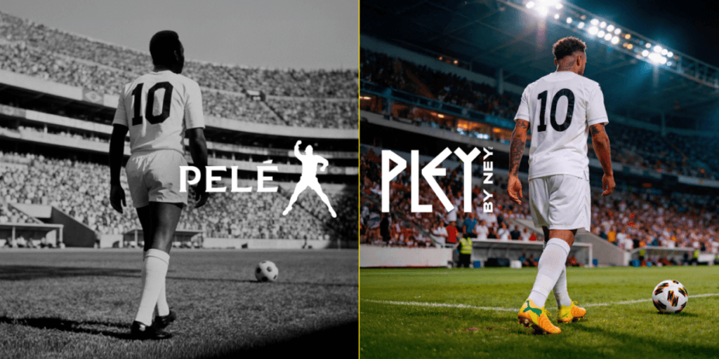 Pley by Ney conecta Neymar e Pelé em nova campanha durante a Copa do Mundo