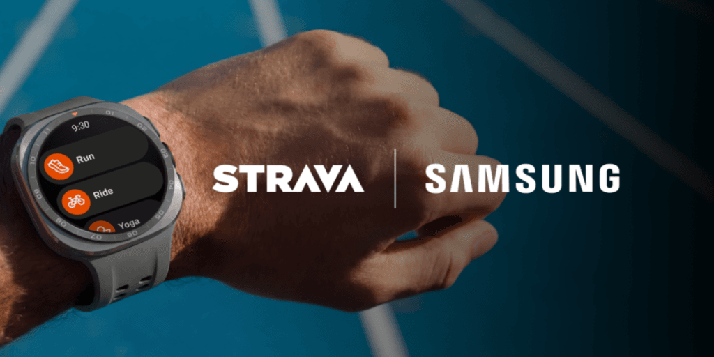 Strava e Samsung ampliam parceria para os novos smartwatches da multinacional sul-coreana