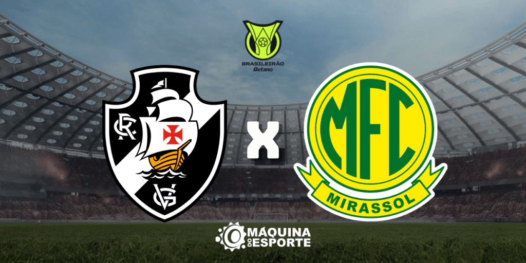 Vasco x Mirassol: Onde assistir ao jogo da 20ª rodada do Brasileirão