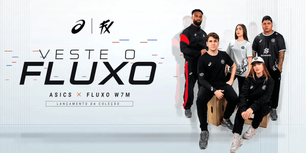 Asics e Fluxo W7M terão parceria focada em comunidade, saúde e lifestyle