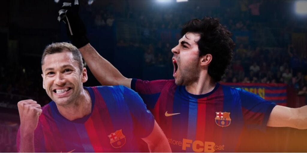 Loja online do Barcelona estampa endereço em camisas de futsal e hóquei sobre patins