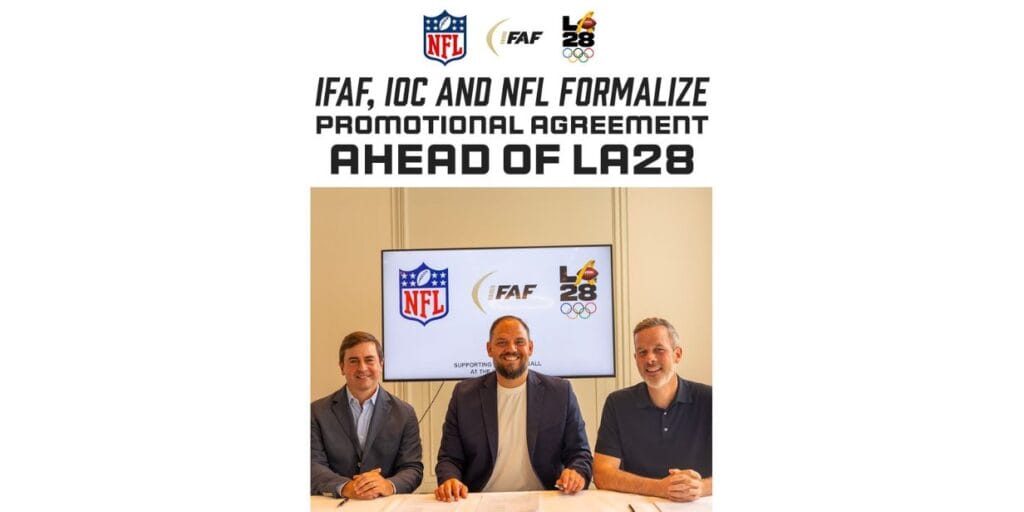 NFL, COI e IFAF assinam acordo para promoção do flag football em Los Angeles 2028