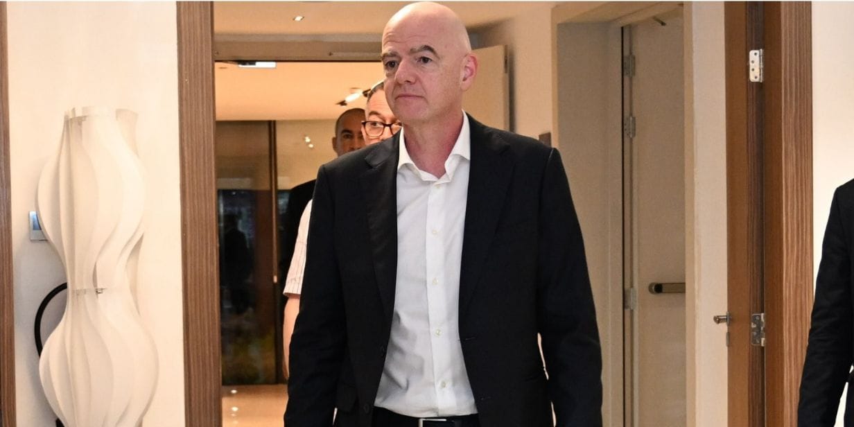 Gianni Infantino, presidente da Fifa, durante visita ao Marrocos - Reprodução/Instagram @gianni_infantino