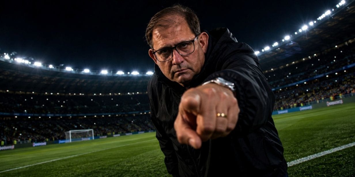 O técnico Guto Ferreira protagoniza publicidade de Vagas.com - Divulgação