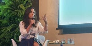 Heloisa Rios, CEO da Universidade do Futebol, durante debate no Fórum Sustentabilidade em Campo - Adalberto Leister Filho / Máquina do Esporte